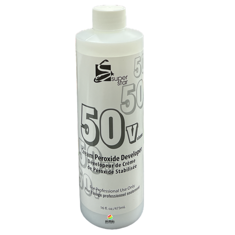 Super Star 50 Volume Cream Peroxide Developer 16 oz