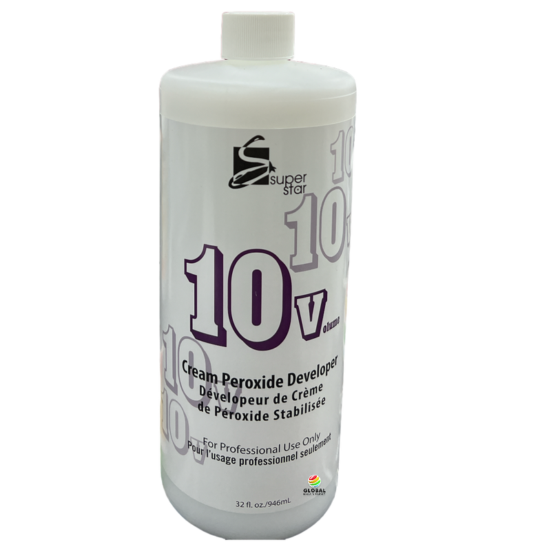 Super Star 10 Volume Cream Peroxide Developer 32 oz