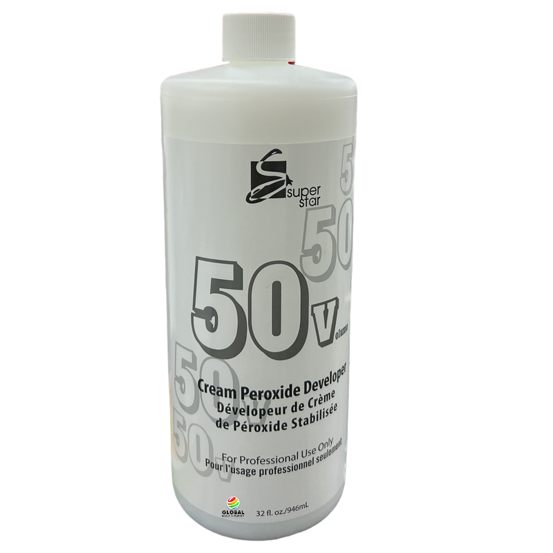 Super Star 50 Volume Cream Peroxide Developer 32 oz