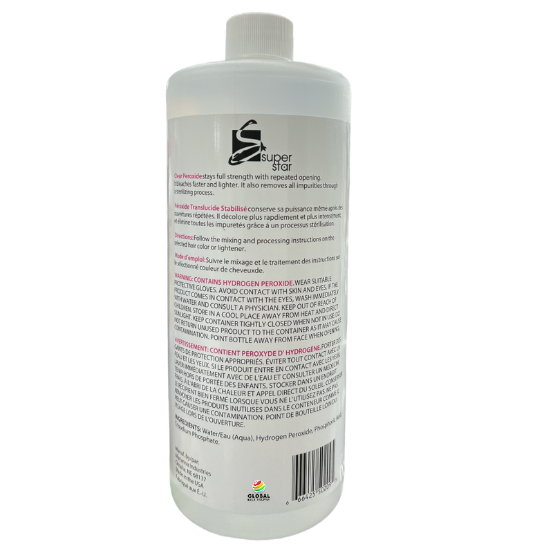 Super Star 20 Volume Crystal Clear Peroxide 32 oz