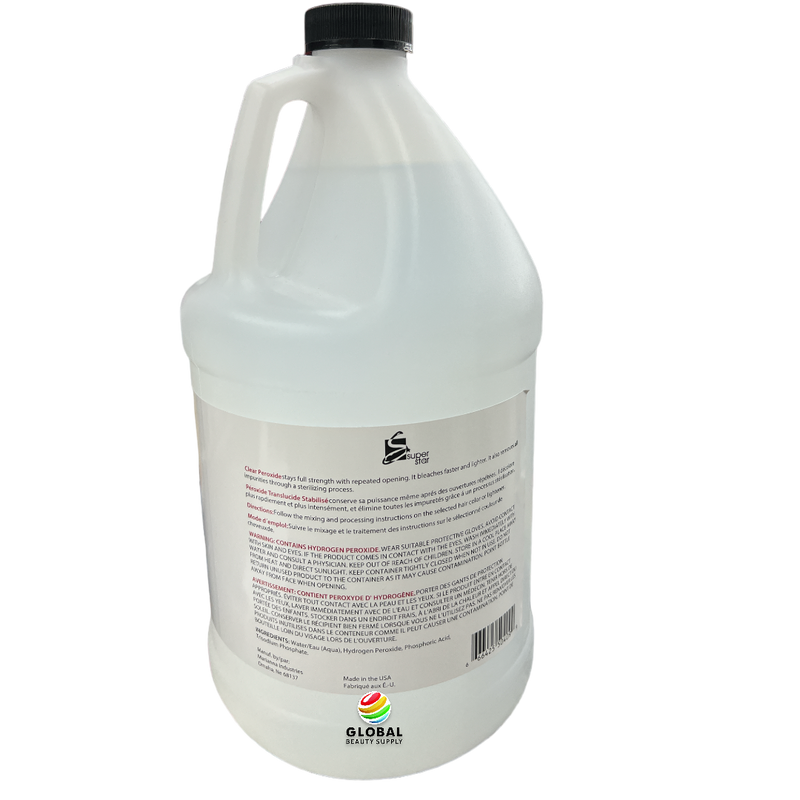 Super Star 40 Volume Crystal Clear Peroxide 1 Gallon