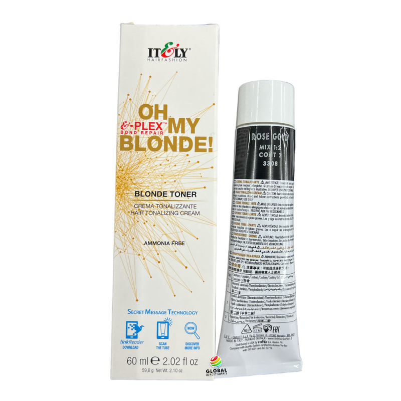 Itely Oh My Blonde Blonde Toner Rose Gold 60ml