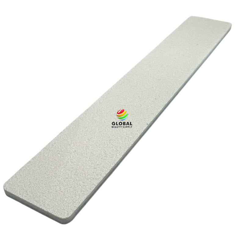 Nail Files & Emery Boards 7” 100/100 grit COARSE Jumbo White Square File