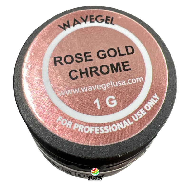 Wavegel Rose Gold Chrome Powder