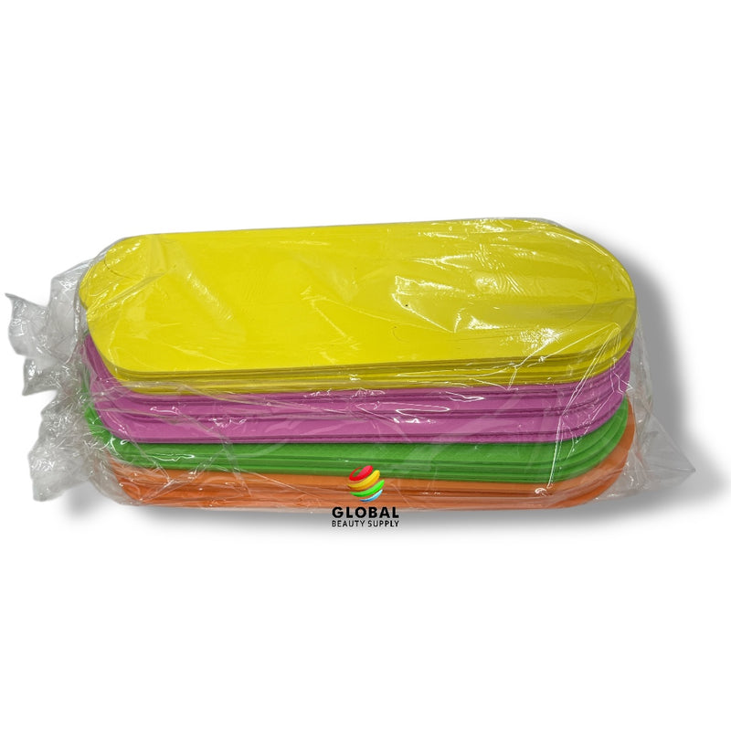 Foam Pedicure Slippers, Slip Resistant Bottom (Folding) Mix Colors (12pairs)