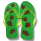 Pedi-Flips (Pedicure Slippers, Size 41 Women's Size 6-7) - Green