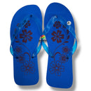 Pedi-Flips (Pedicure Slippers, Size 44 Women's Size 11-12) - Blue