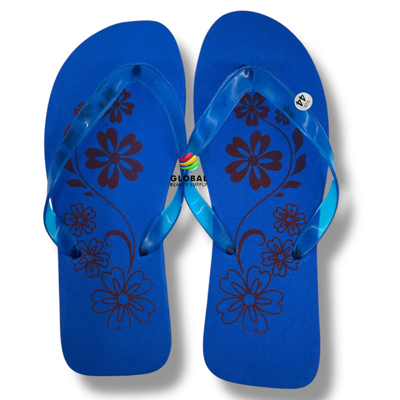 Pedi-Flips (Pedicure Slippers, Size 44 Women's Size 11-12) - Blue