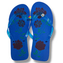 Pedi-Flips (Pedicure Slippers, Size 42 Women's Size 8-9) - Blue