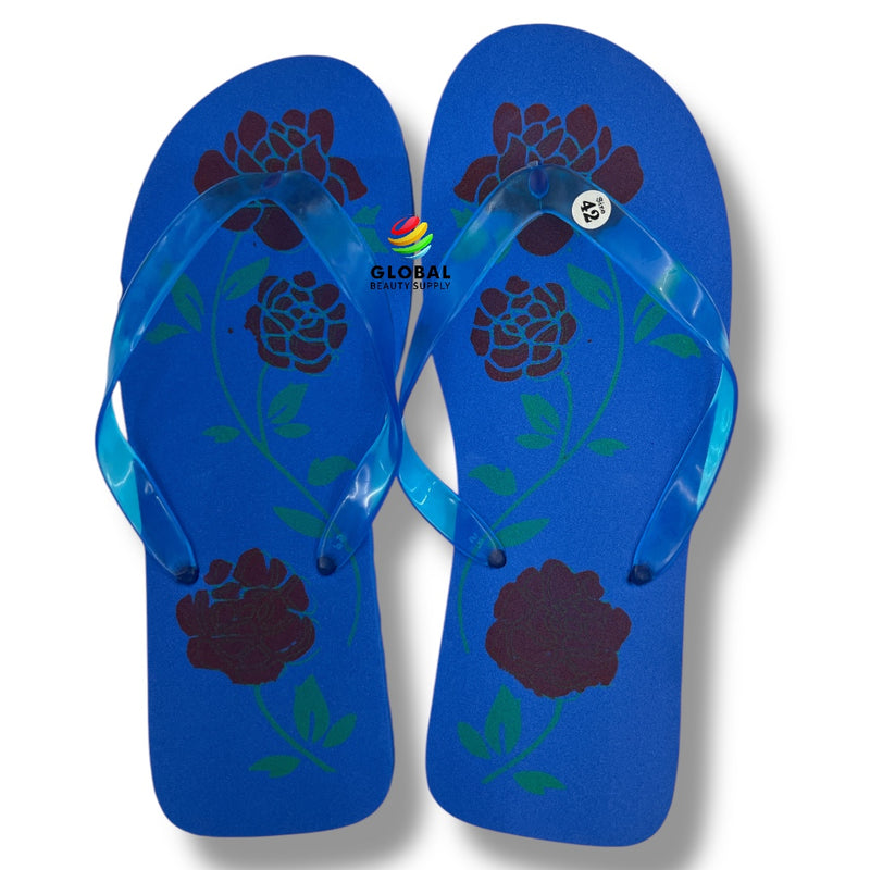 Pedi-Flips (Pedicure Slippers, Size 42 Women's Size 8-9) - Blue