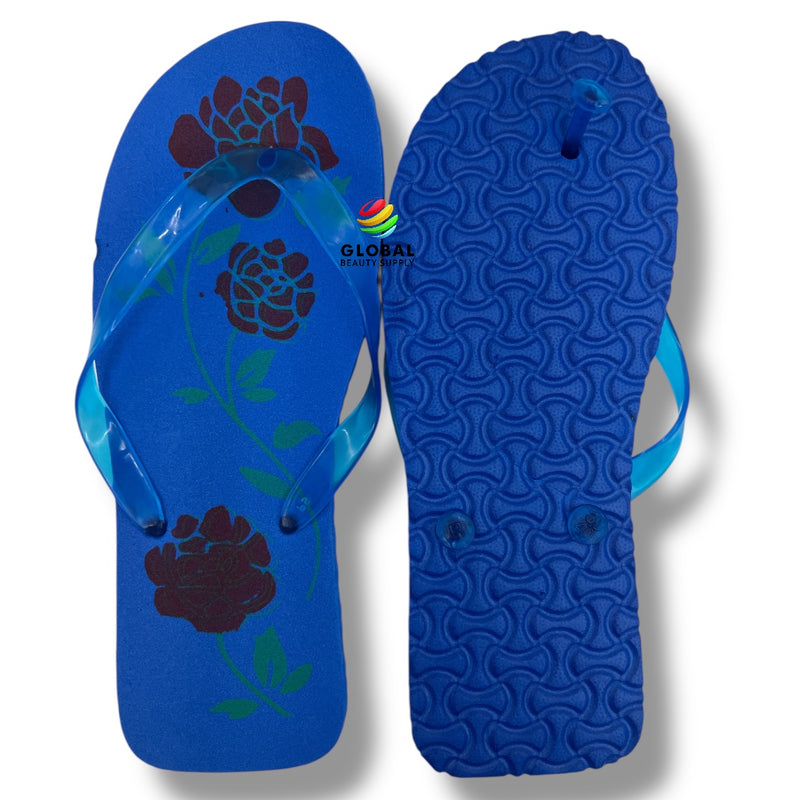 Pedi-Flips (Pedicure Slippers, Size 42 Women's Size 8-9) - Blue