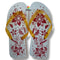 Pedi-Flips (Pedicure Slippers, Size 42 Women's Size 6-7) - Orange