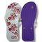 Pedi-Flips (Pedicure Slippers, Size 42 Women's Size 6-7) - Purple