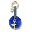 Keychain - Ballerina With Blue Fur
