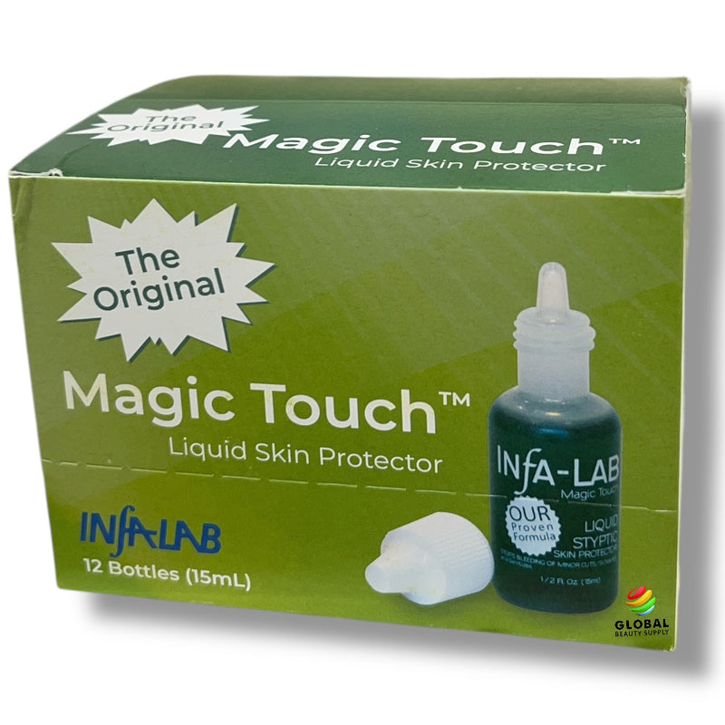 nfalab Magic Touch Liquid Styptic Skin Protector Stop Bleeding Cuts (1 Dozen)