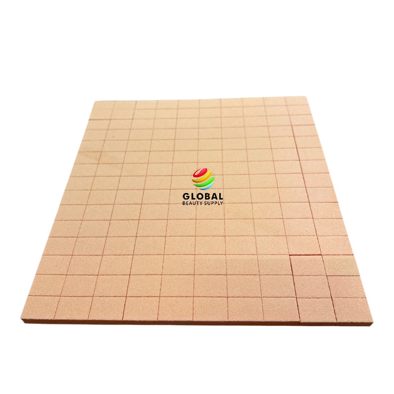 Mini Buffer - Orange/White 80/100 Grit  1-pc