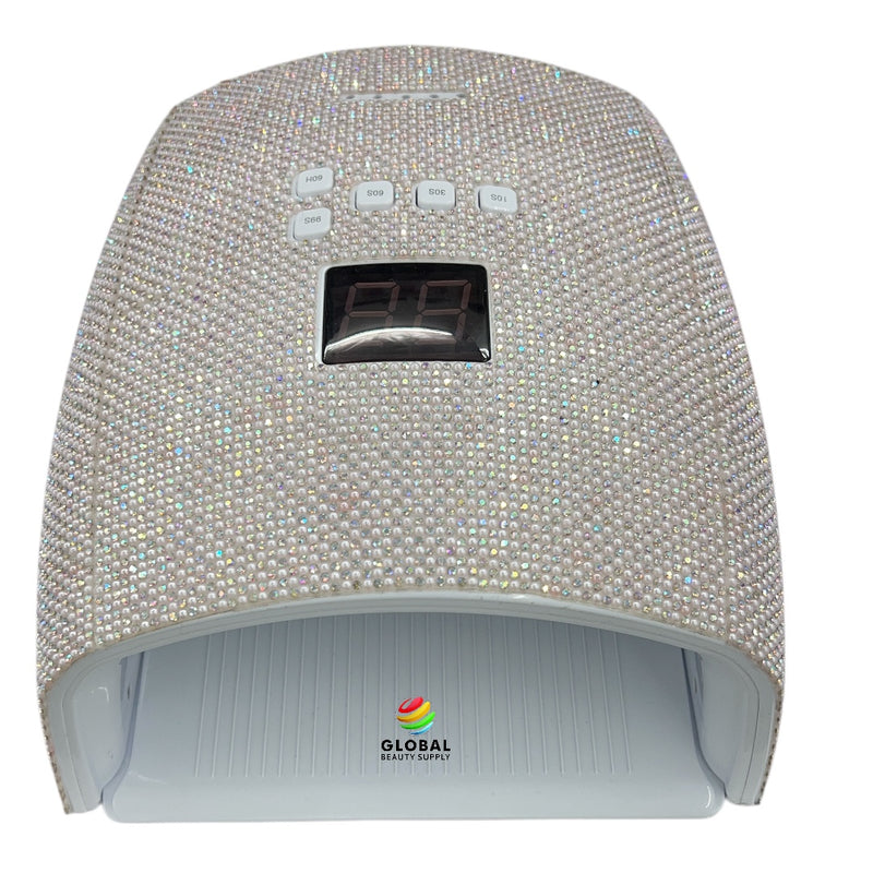 Cordless Rechargeable UV & LED Lamp - Pink Pearl Crystal