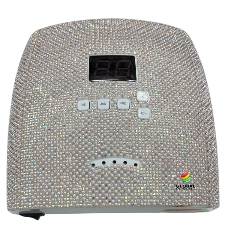 Cordless Rechargeable UV & LED Lamp - Pink Pearl Crystal