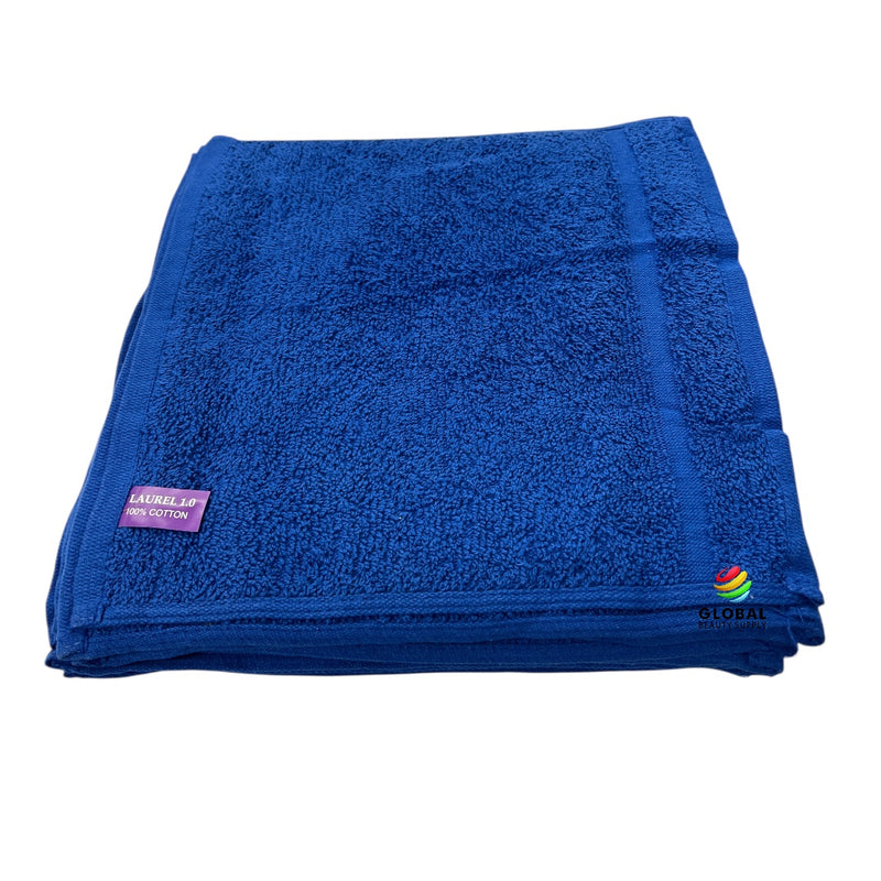 Laurel - Cotton Towel 12" x 12" 1 Dozen "Royal Blue"
