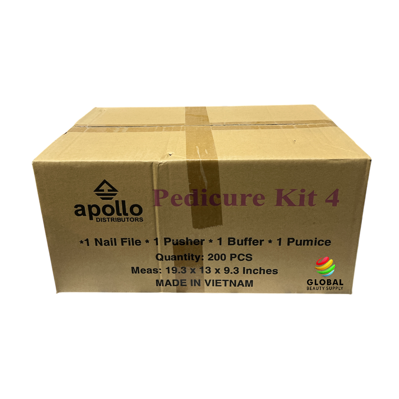Apollo Disposable Pedicure Kit 4-pc (KIT-P-PB-1-P)