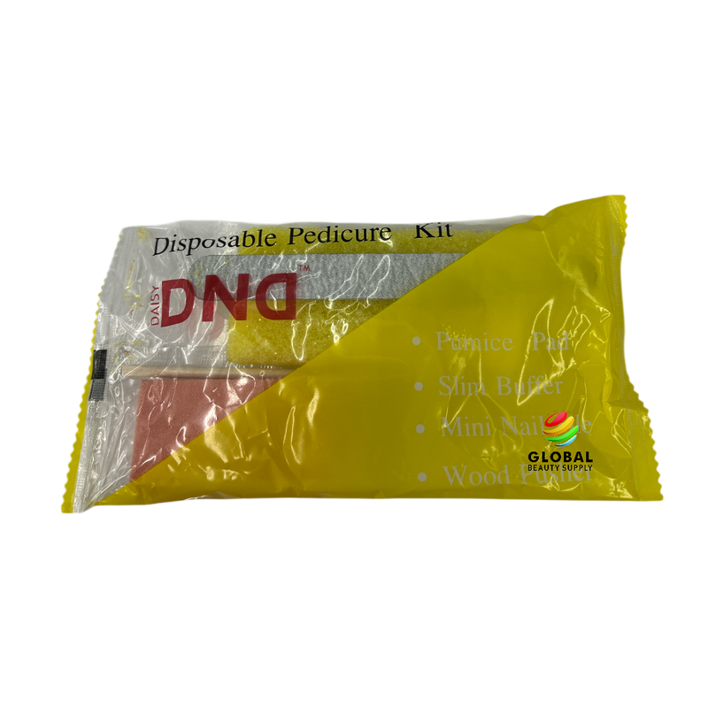 DND Disposable Pedicure Kit 4-pc Yellow (867262100832)