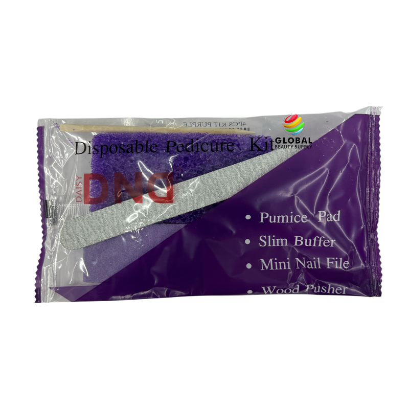 DND Disposable Pedicure Kit 4-pc Purple (867262100833)