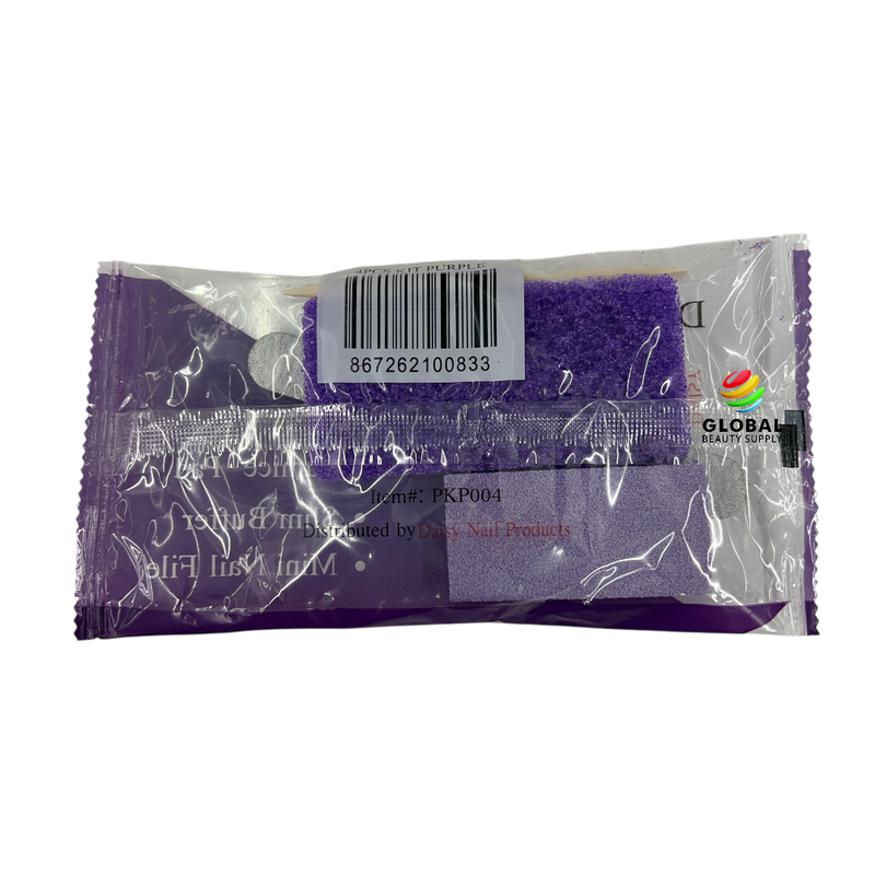 DND Disposable Pedicure Kit 4-pc Purple (867262100833)