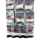 Coffin Ballerina (Straight Short) Nail Tips (NATURAL) 50ct/bag (red label)