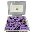 GBS Premium Small Sanding Bands - Purple Small Sanding Bands 100pcs - FINE 180 Grit