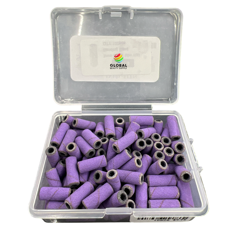 GBS Premium Small Sanding Bands - Purple Small Sanding Bands 100pcs - FINE 180 Grit