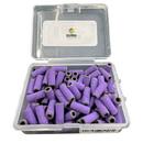 GBS Premium Small Sanding Bands - Purple Small Sanding Bands 100pcs - MEDIUM 150