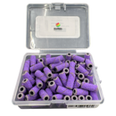 GBS Premium Small Sanding Bands - Purple Small Sanding Bands 100pcs - COARSE 80