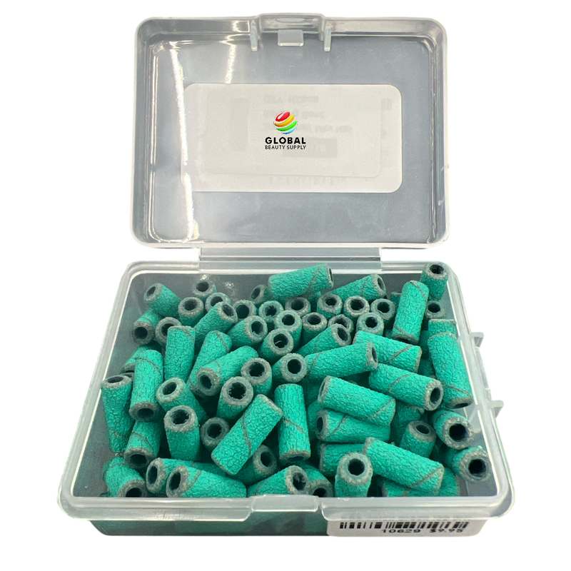 GBS Premium Small Sanding Bands - Green Small Sanding Bands 100pcs - MEDIUM 150