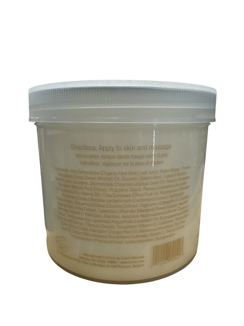 Cuccio Non-Oily Massage Creme - Rosemary & Cardamom (discontinued, whiles supplies last)