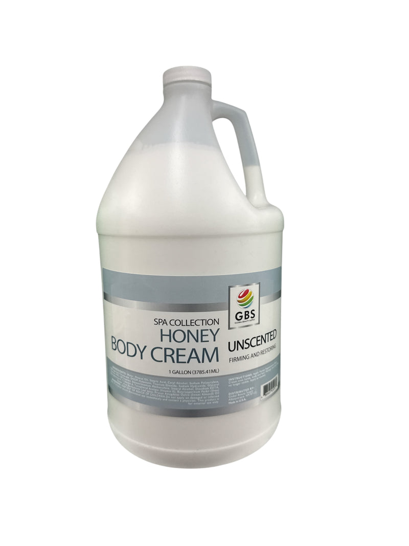 GBS Spa Hand and Body Cream (Lotion) Gallon - Unscented Lotion (free Gallon Pump)