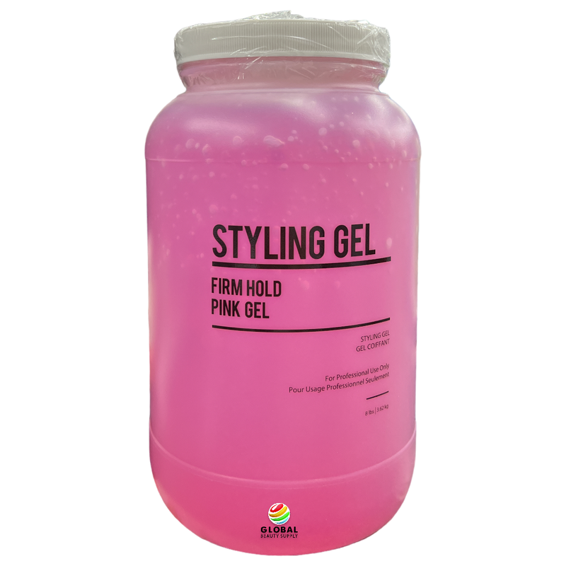 SUPER STAR Pink Gel Styling Gel Firm Hold Pink Gel Gallon