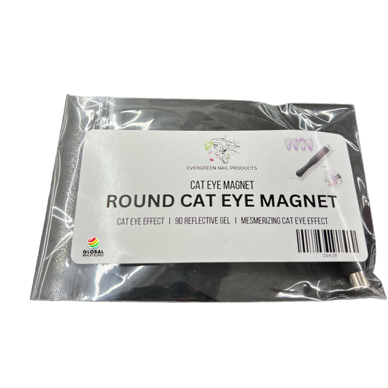 Cat Eye Magnet Round Yellow