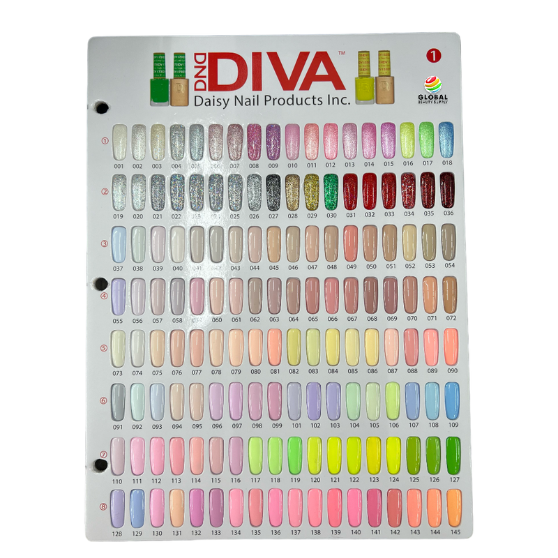 DND DIVA Gel & Lacquer Duo Whole Set Collection (288 Colors)