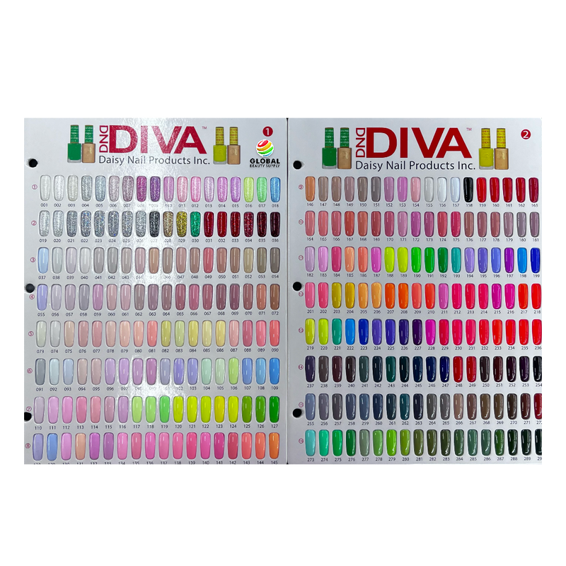 DND DIVA Gel & Lacquer Duo Whole Set Collection (288 Colors)