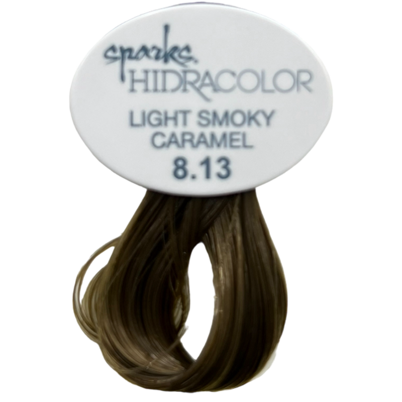 Spark Hidracolor, Permanent Creme Hair Color 8.13 Light Smoky Caramel 3 Fl Oz. 90 mL