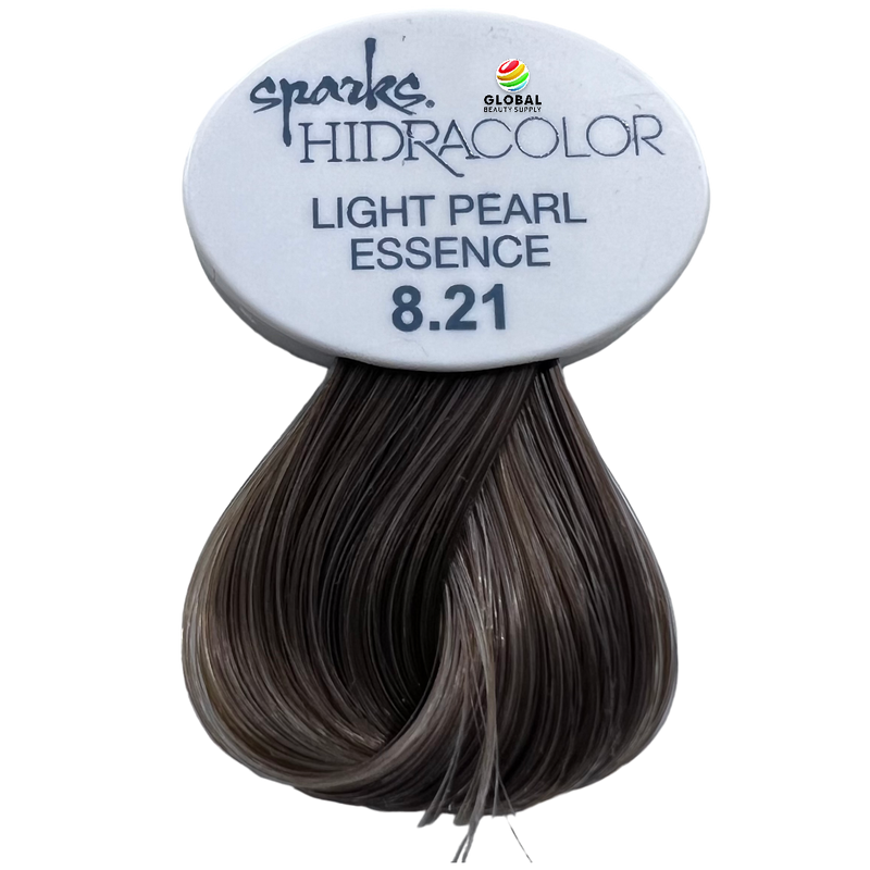 Spark Hidracolor, Permanent Creme Hair Color 8.21 Light Pearl Essence 3 Fl Oz. 90 mL
