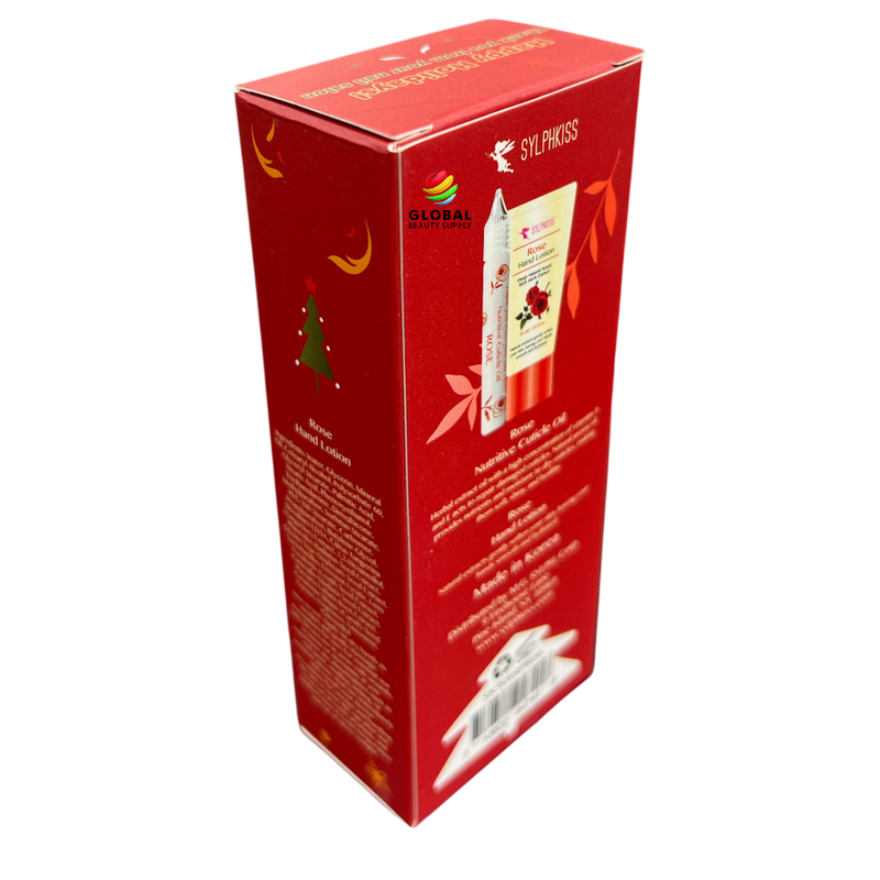 Sylphkiss - Nutritive Cuticle Oil & Hand Lotion Gift Set - Rose