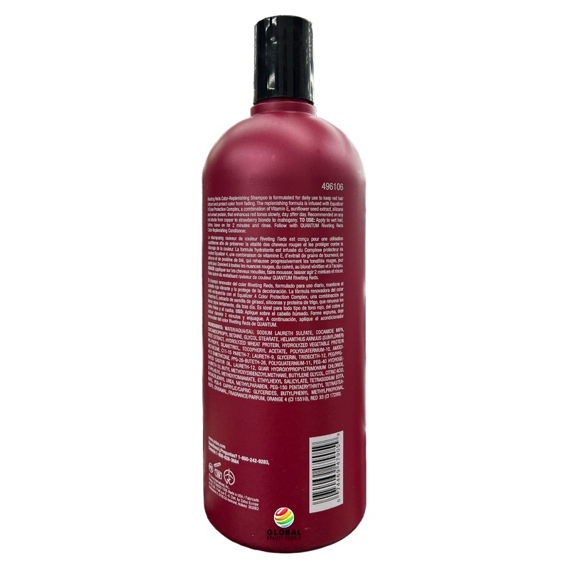 Zotos Quantum Colors Color-Replenishing Shampoo - Riveting Reds, 33.8 Fl.Oz