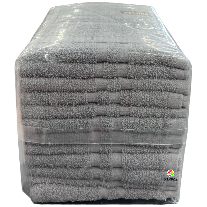 Salon Towels 16" x 29"  1 Dozen Dove Gray