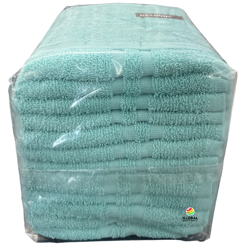 Salon Towels 16" x 29"  1 Dozen Jade Green