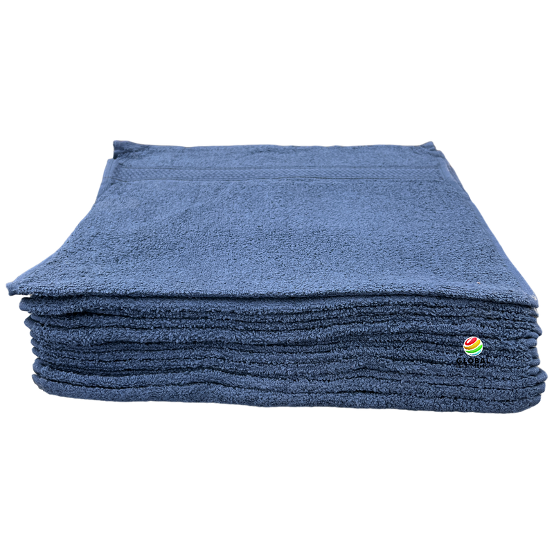 Salon Towels 16" x 28" Jumbo 1 Dozen Navy Blue