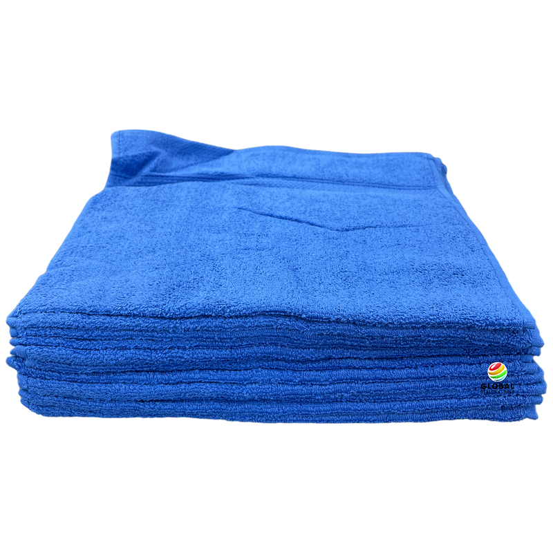 Salon Towels 16" x 28" Jumbo 1 Dozen Marine Blue