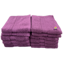 Salon Towels 16" x 28" Jumbo 1 Dozen Eggplant