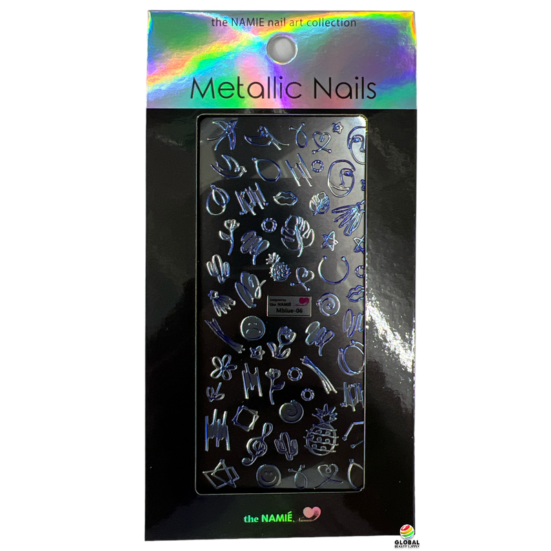 the NAMIE 3D Nail Sticker Mblue-06