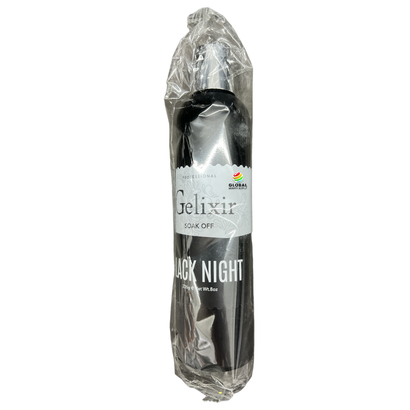 Gelixir Gel Polish Refill - Black Night 8 Fl Oz.